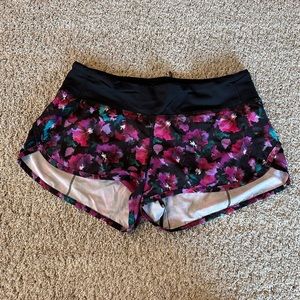 Lululemon speed shorts 6
